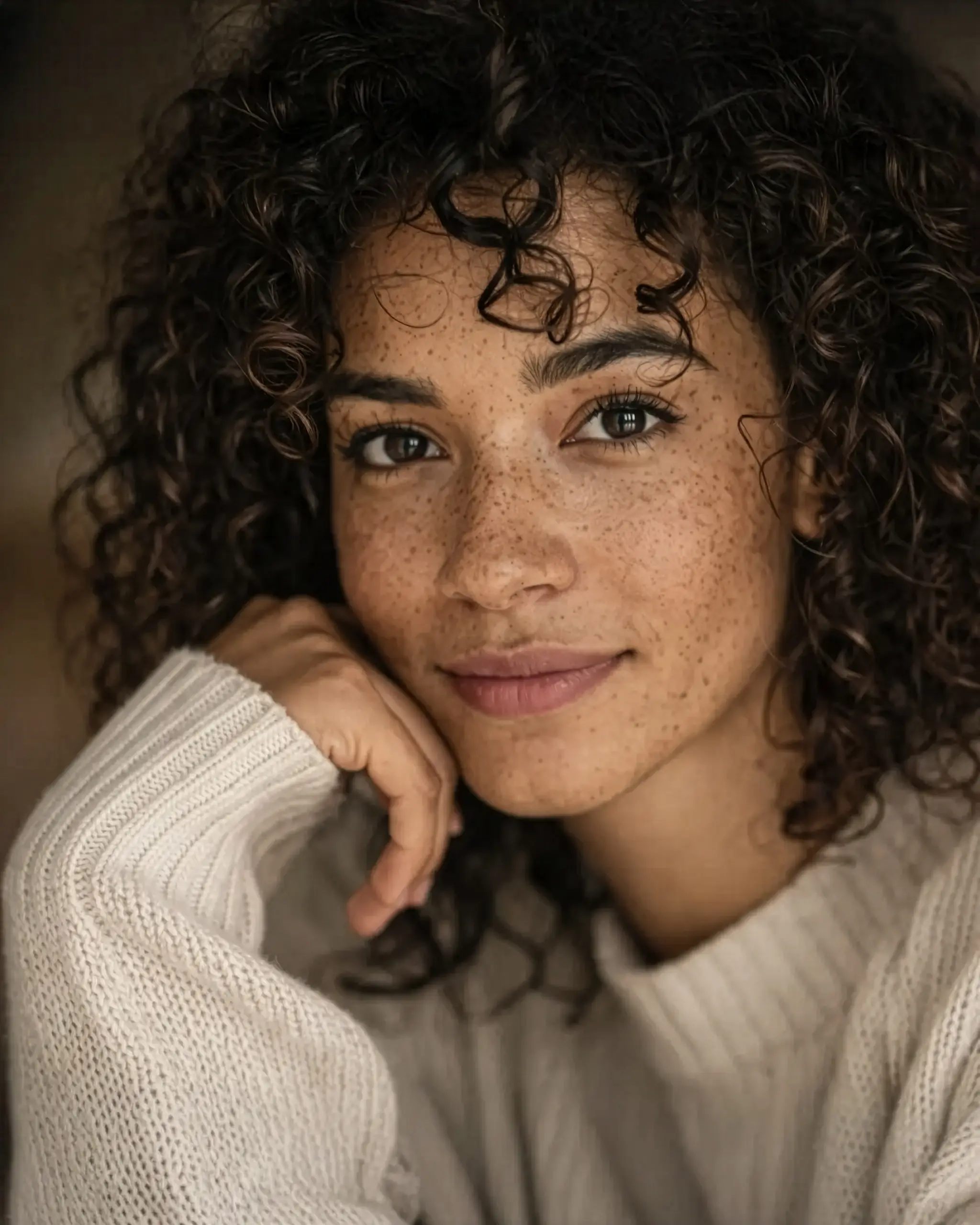 Leila portrait demonstrating realistic human imagery